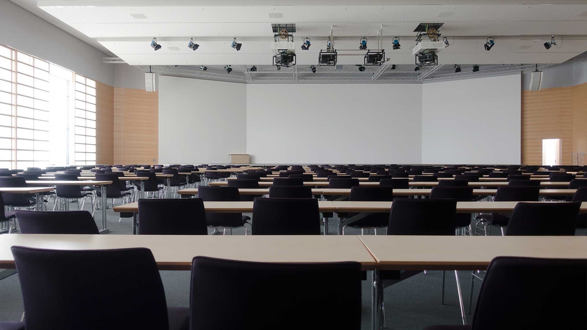 An empty teaching room