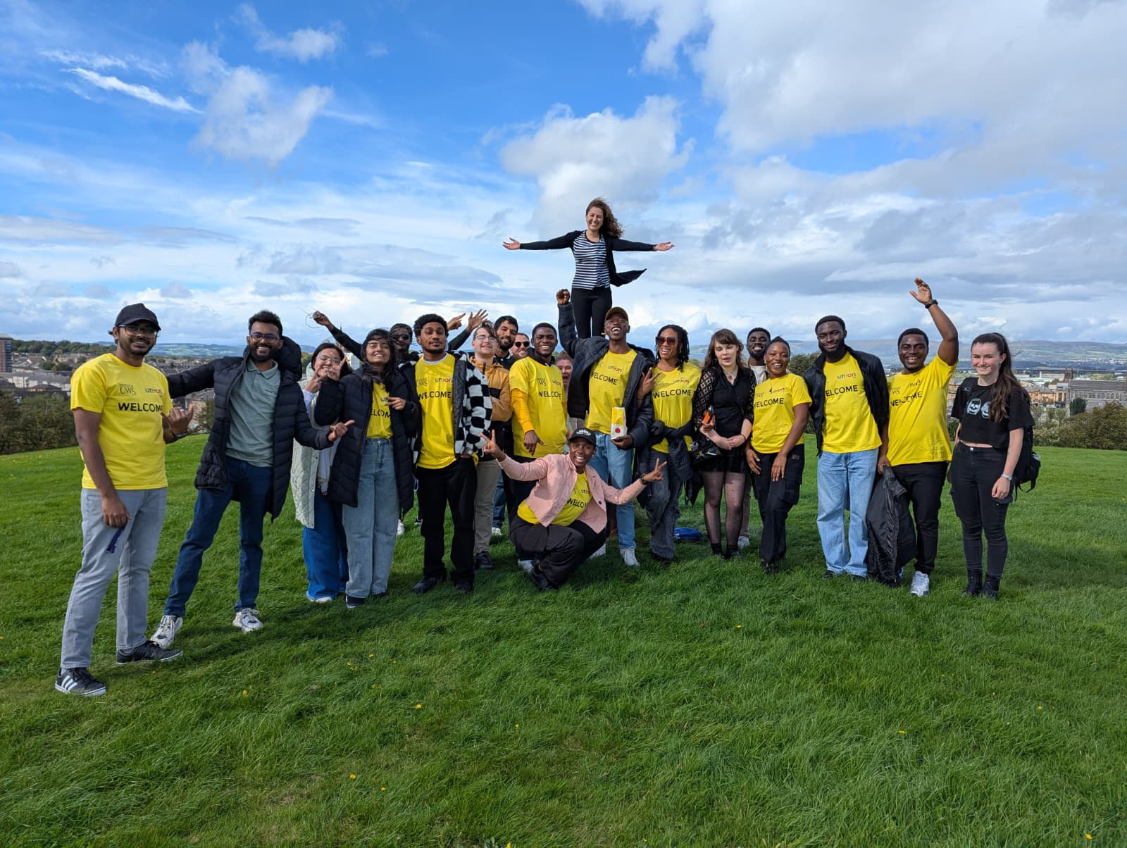 UWS Student volunteers enjoying our local green spaces